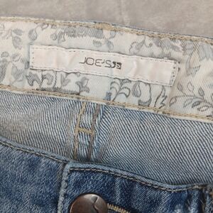 Joe's Jeans Womens Sz 29 Flared Faded Distressed Fraid Denim